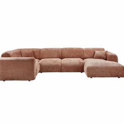 Clearance WOOOD Cloud hoekbank links geweven chenille Terra
