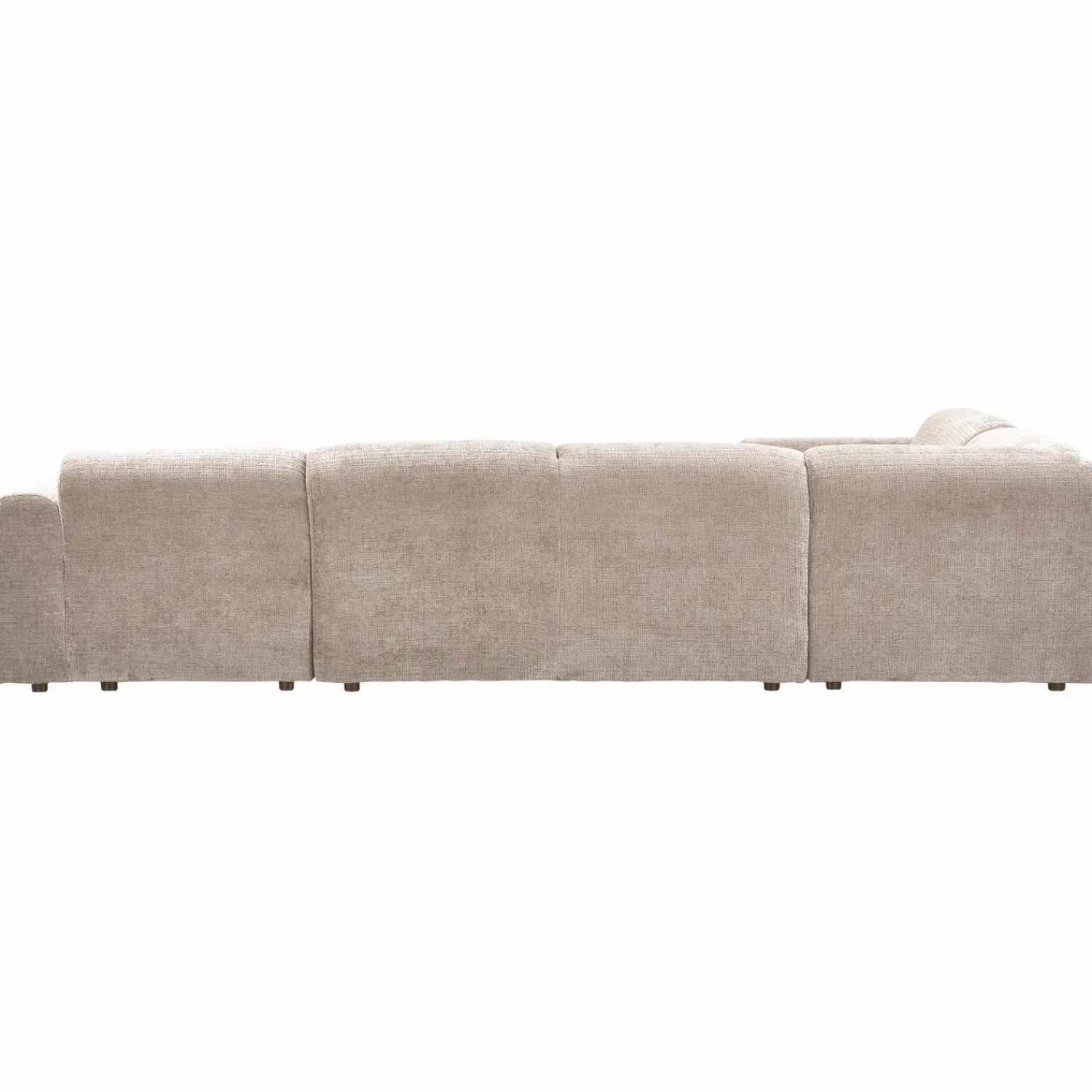 New WOOOD Cloud hoekbank links geweven chenille Naturel