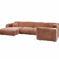 Online WOOOD Cloud hoekbank rechts geweven chenille Terra