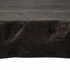 Clearance WOOOD Clyde bankje hout donkerbruin