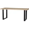 Outlet WOOOD Combi-Tablo: boomstam eiken 180x90 & U-poot