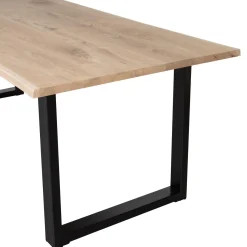Outlet WOOOD Combi-Tablo: boomstam eiken 180x90 & U-poot