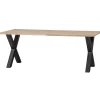 Outlet WOOOD Combi-Tablo: eiken 220x90 & Alkmaar poot