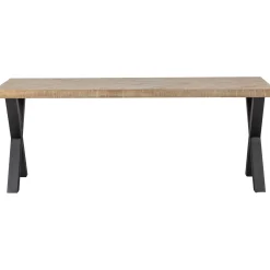 Hot WOOOD Combi-Tablo: mango visgraat 200x90 & Alkmaar poot