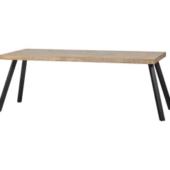 Sale WOOOD Combi-Tablo: mango visgraat 200x90 & 2-standen poot