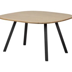 Outlet WOOOD Combi-Tablo: organisch eiken 130x130 & 2-stand zwart