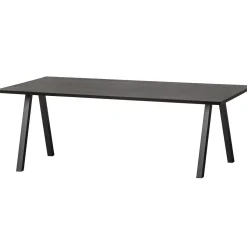 Outlet WOOOD Combi-Tablo: tafel eiken 180x90 & 2-stand blacknight