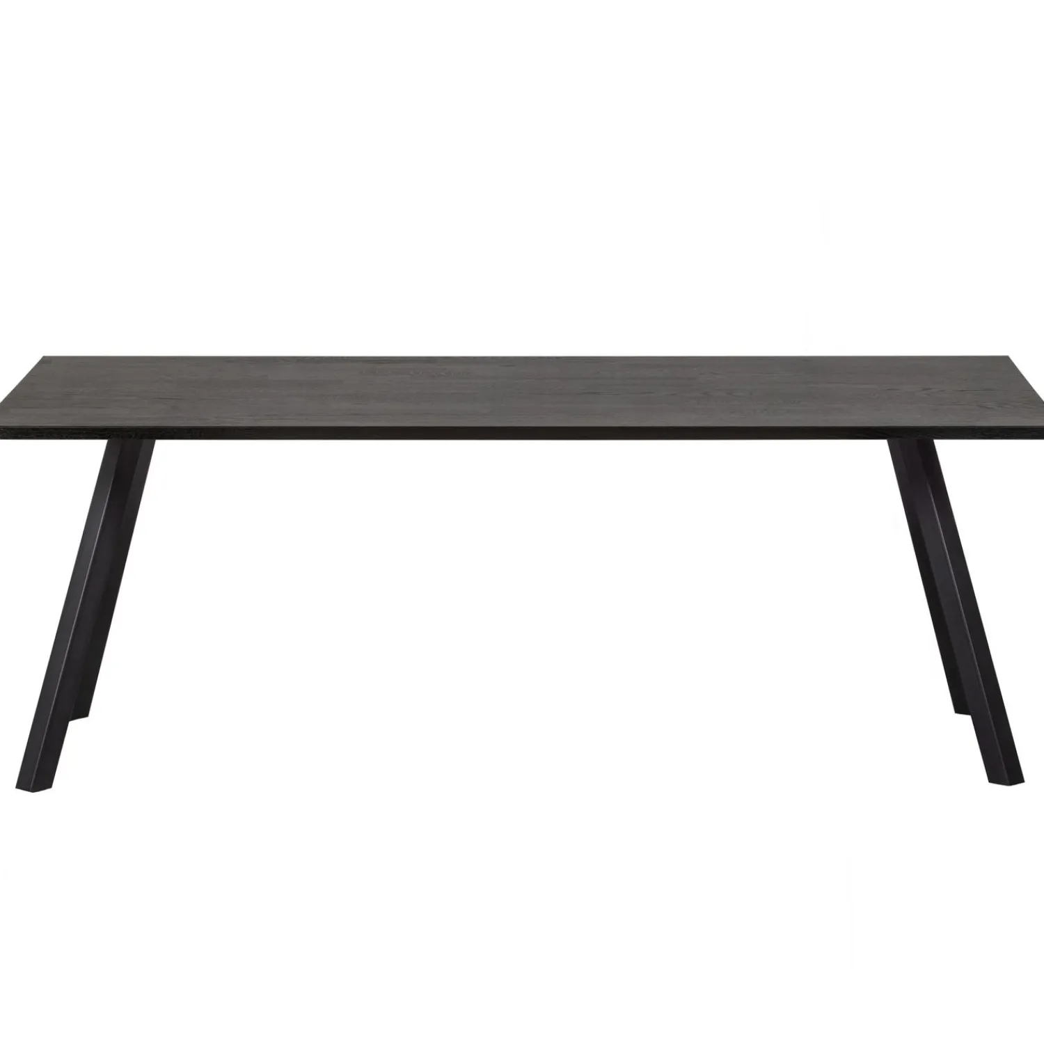 Outlet WOOOD Combi-Tablo: tafel eiken 180x90 & 2-stand blacknight
