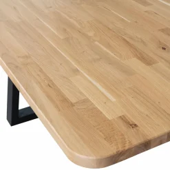 WOOOD Combi-Tablo: XL tafelblad eiken 240x100 & Drenthe poot