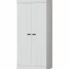 New WOOOD Connect lage kast 2-deurs grenen wit