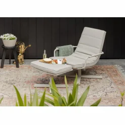 Outlet WOOOD Coosa tuin fauteuil aluminium zand