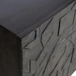 Best WOOOD Counter dressoir hout zwart