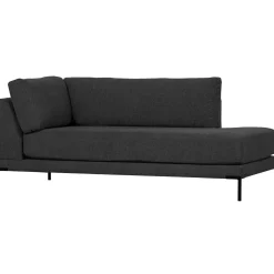 WOOOD Couple lounge element rechts Donkergrijs