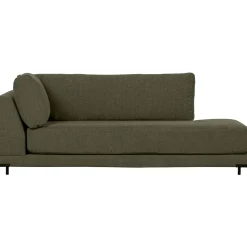 Online WOOOD Couple lounge element rechts Warm groen