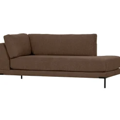 Outlet WOOOD Couple lounge element rechts chocolade bruin Chocoladebruin