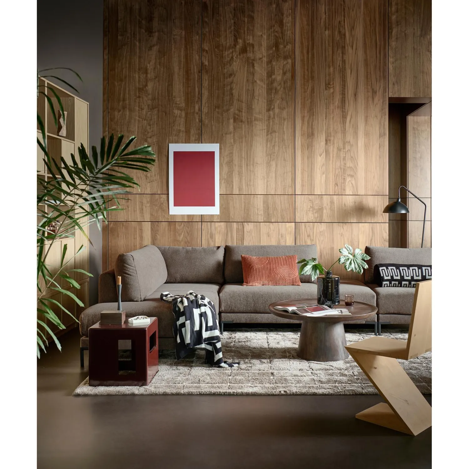 Sale WOOOD Couple loveseat element Taupe