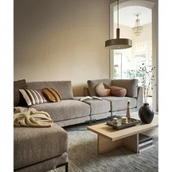 Clearance WOOOD Couple poef 50 cm Taupe