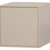 Clearance WOOOD Daily Closet Single 50x50 cm grenen dakargrau