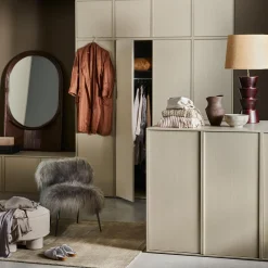 Clearance WOOOD Daily Closet Single 50x50 cm grenen dakargrau