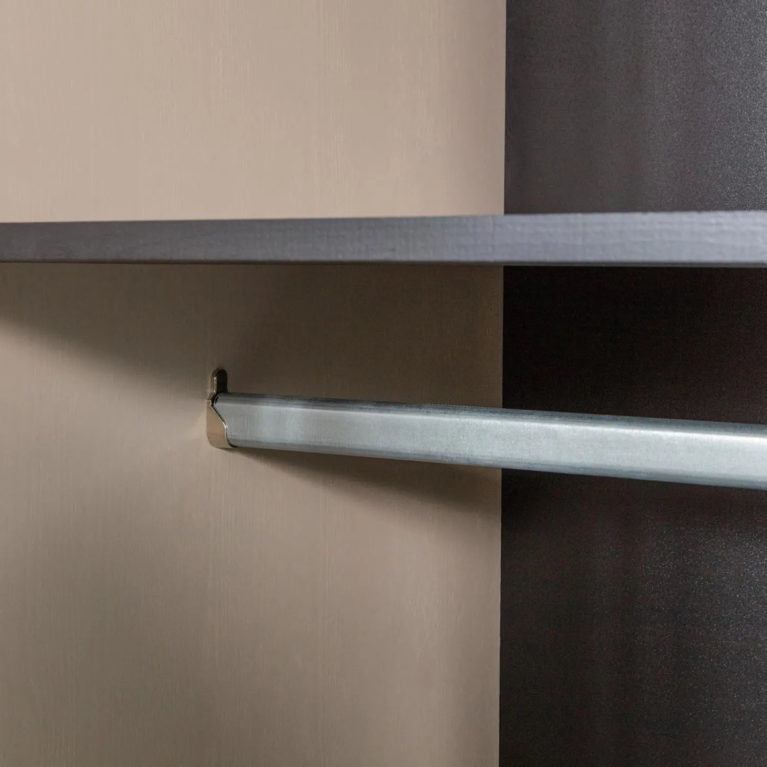 Discount WOOOD Daily Closet Single 200x50 cm grenen dakargrau