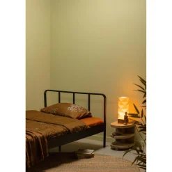 Online WOOOD Darren halfronde bijzettafel mango hout naturel