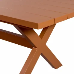New WOOOD Delta picknick tuintafel aluminium terra 220x100 cm
