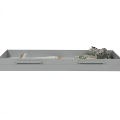 New WOOOD Dennis bed 90x200 cm grenen geborsteld Betongrijs