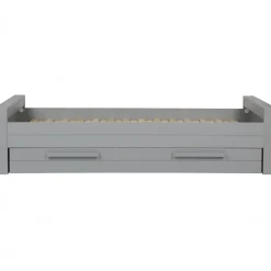 New WOOOD Dennis bed 90x200 cm grenen geborsteld Betongrijs