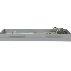 Hot WOOOD Dennis matras/bedlade geborsteld Betongrijs