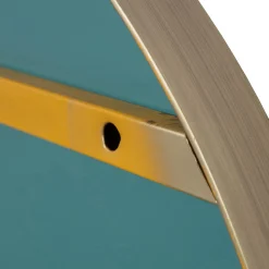 Outlet WOOOD Doutzen spiegel metaal ø80 cm Goud