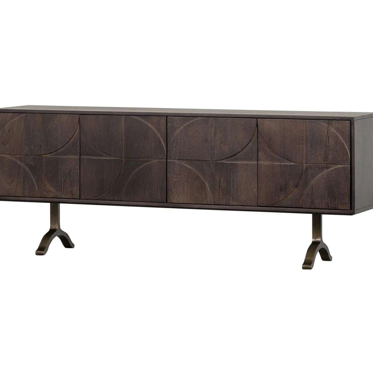Sale WOOOD Draw dressoir mango hout walnoot
