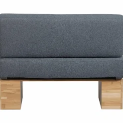 Sale WOOOD Eat Up muurbankje inclusief kussens denim eiken naturel Donkergrijs