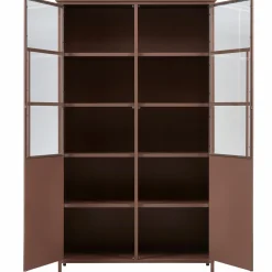 New WOOOD Exhibit vitrinekast metaal Tan