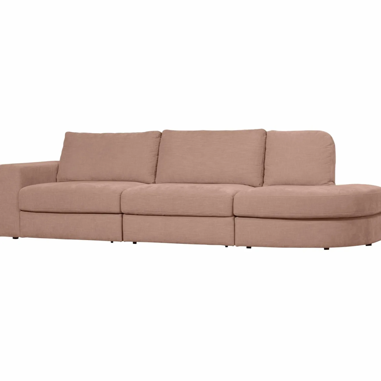 New WOOOD Family bank 2,5-zits ronding rechts Roze