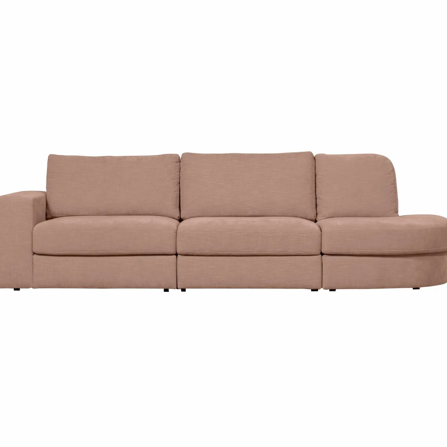 New WOOOD Family bank 2,5-zits ronding rechts Roze