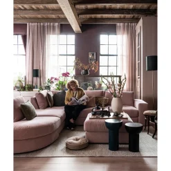 Discount WOOOD Family 1-zits element met arm rechts Roze