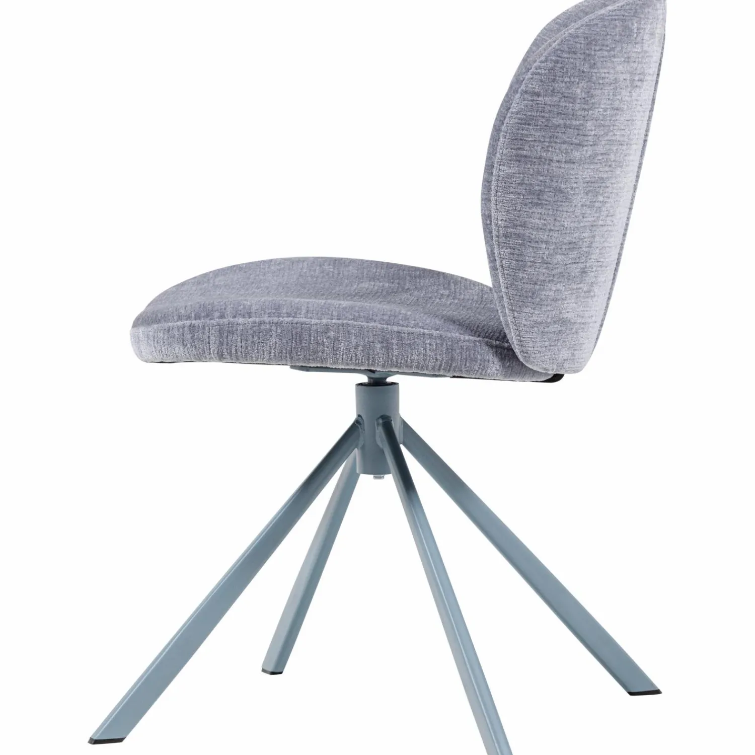 Sale WOOOD Femke eetkamerstoel chenille Blauw