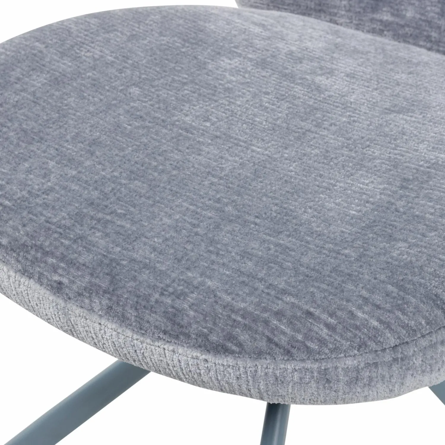 Sale WOOOD Femke eetkamerstoel chenille Blauw