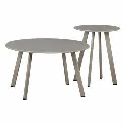 Clearance WOOOD Fer tuin bijzettafel ø70 cm metaal Zand