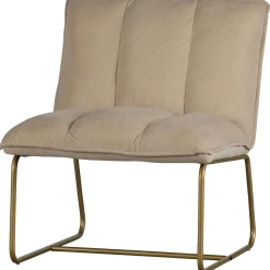 Online WOOOD Fie fauteuil ribstof zand