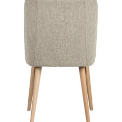 Clearance WOOOD Force eetkamerstoel bouclé Naturel