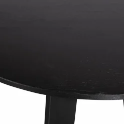 Best WOOOD Fries eettafel ø129 cm eiken blacknight