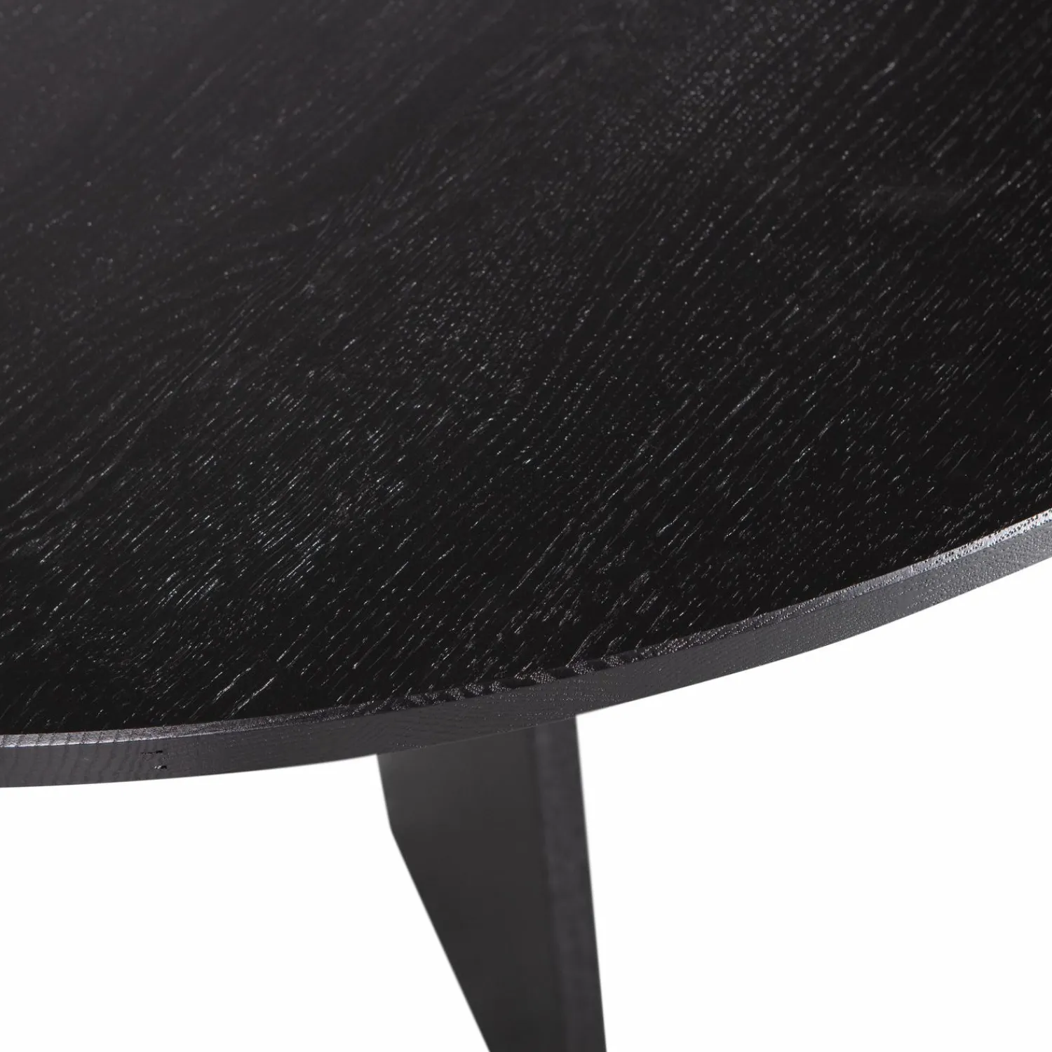 Best WOOOD Fries eettafel ø129 cm eiken blacknight