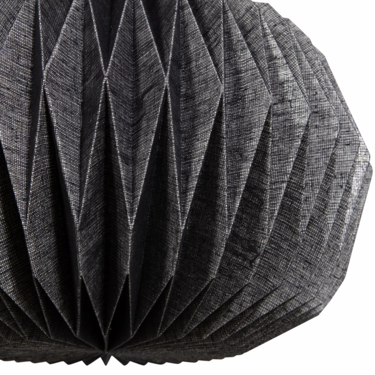 Outlet WOOOD Globe hanglamp papier naturel/zwart