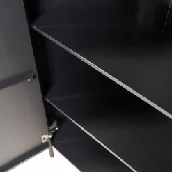 Online WOOOD Gunnar dressoir 200 cm grenen Matzwart