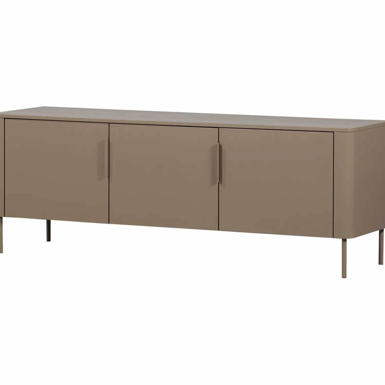 Hot WOOOD Gunnar tv meubel 154 cm grenen Mud