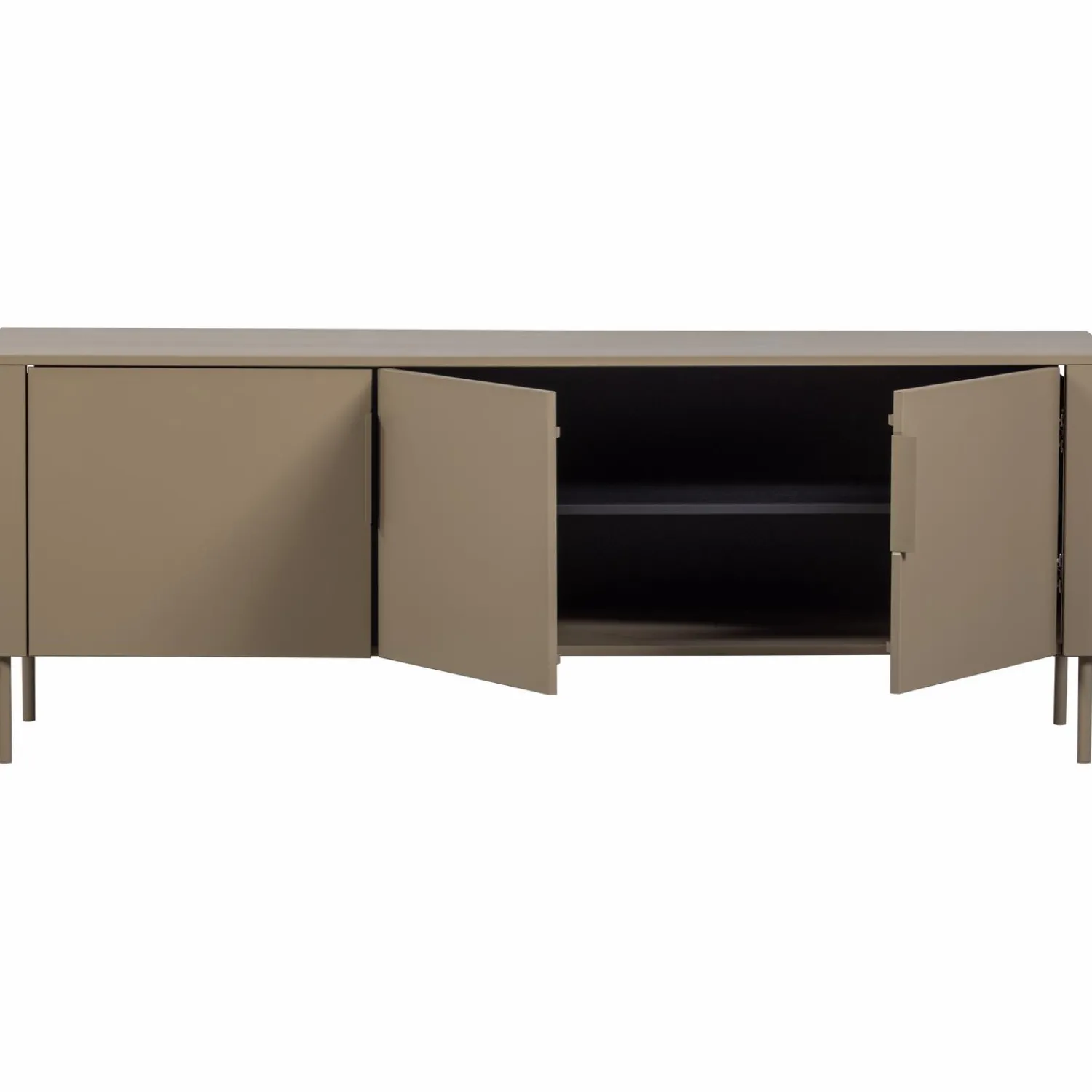 Hot WOOOD Gunnar tv meubel 154 cm grenen Mud