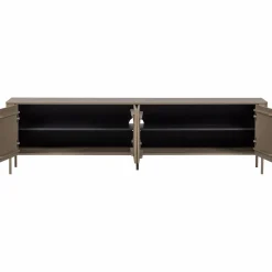 WOOOD Gunnar tv meubel 200 cm grenen Mud