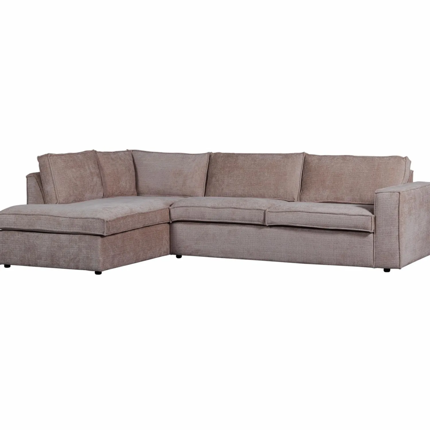 New WOOOD Hajo hoekbank links chenille Taupe