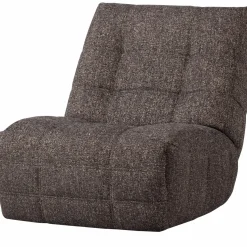 Online WOOOD Hein relaxfauteuil elektrisch antraciet/bruin melange Antraciet melange